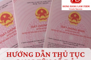 Hướng dẫn thủ tục sang tên sổ đỏ