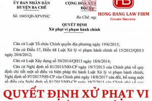 Quyết định xử phạt vi phạm hành chính là gì?