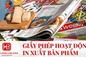 Cấp giấy phép hoạt động in xuất bản phẩm