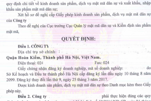 Các trường hợp thực tế thường gặp khi đề nghị cấp Giấy phép kinh doanh sản phẩm, dịch vụ mật mã dân sự và Giấy phép nhập khẩu