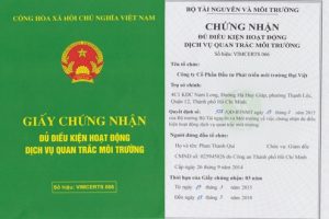 Thủ tục xin cấp giấy phép môi trường