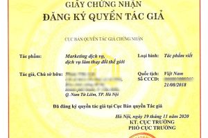 THỦ TỤC CẤP GIẤY CHỨNG NHẬN ĐĂNG KÝ BẢN QUYỀN TÁC GIẢ