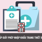 THỦ TỤC CẤP GIẤY PHÉP NHẬP KHẨU TRANG THIẾT BỊ Y TẾ